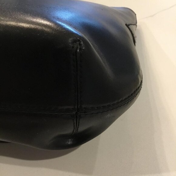 Authentic ETRO Black Leather Shoulder Bag Made in Italy COA Included - Picture 10 of 13